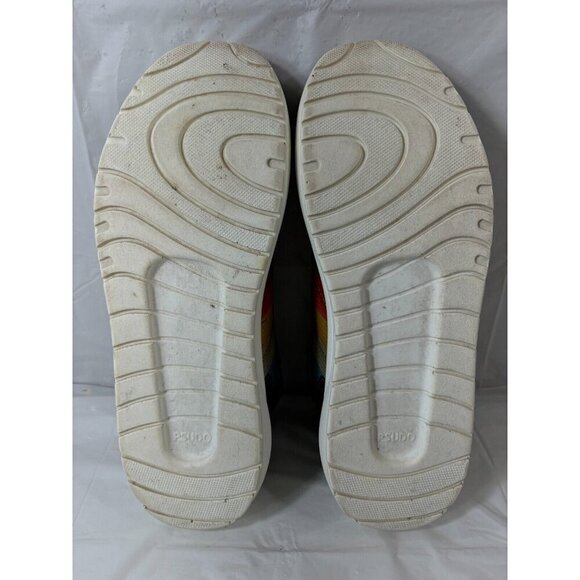 Psudo Court Blue Multicolor Slip On Stretch Sneaker Mens Size 13 - Picture 6 of 12